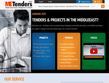 Tablet Screenshot of metenders.com